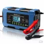 Qoltec 52669 Intelligentes Batterieladegerät 12V 6A mit Reparaturfunktion für AGM GEL LiFePO4