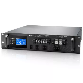 QOLTEC Pure-Sinus-Online-Doppelwandlungs-USV für RACK 5kVA 5000W PF1.0 mit LCD, EPO, USB, RS-232, Intelligent Slot