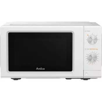 AMICA MMF20M3W Solo-Mikrowelle, 20 l, 700 W, Weiß