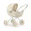 MILLY MALLY Puppenwagen Dori NATURE - Naturholz, klassisches skandinavisches Design, für Puppen bis 45 cm, ab 12 Monaten