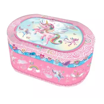 Pecoware ovale Spieluhr – Einhorn