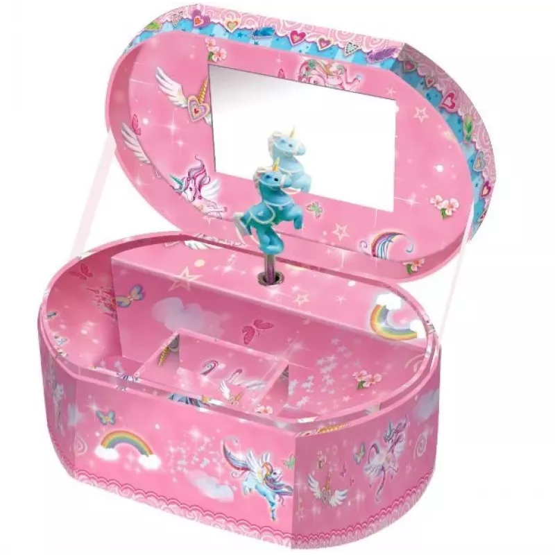 Pecoware ovale Spieluhr – Einhorn