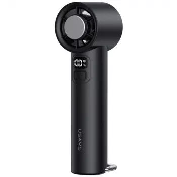 USAMS Ice-Cooling Handventilator 2000mAh, schwarz