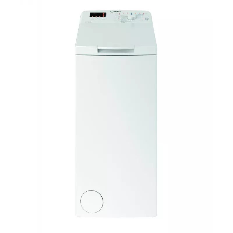 Indesit BTWWS60400PLN Toplader-Waschmaschine, 6 kg, 1000 U/min, Weiß