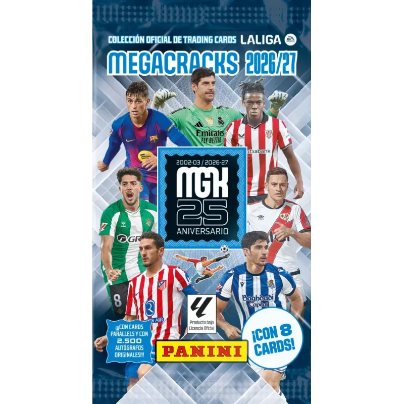Panini La Liga 2027 Sammelkarten-Display, 50 Päckchen