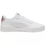 PUMA Carina 2.0 GirlPower Damen-Sneaker Weiß Orchidee Schatten Schwarz EU 36
