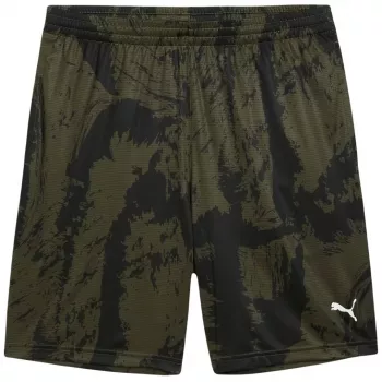 Puma Train All Day AOP Herren-Shorts Deep Dive Green Größe L