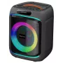 DENVER BPS-170 400W Bluetooth-Party-Lautsprecher mit RGB-Lichtern, TWS, Karaoke, FM-Radio, USB/SD/AUX/Mikrofon-Eingängen