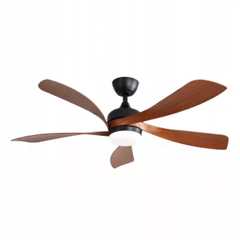 Extralink Grand Walnut 52 Smart WiFi Deckenventilator, Walnuss, 132 cm, App-Steuerung