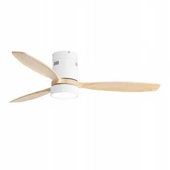 Extralink Nature Flow 52 Smart WiFi Deckenventilator, Holz, 132 cm, App-Steuerung