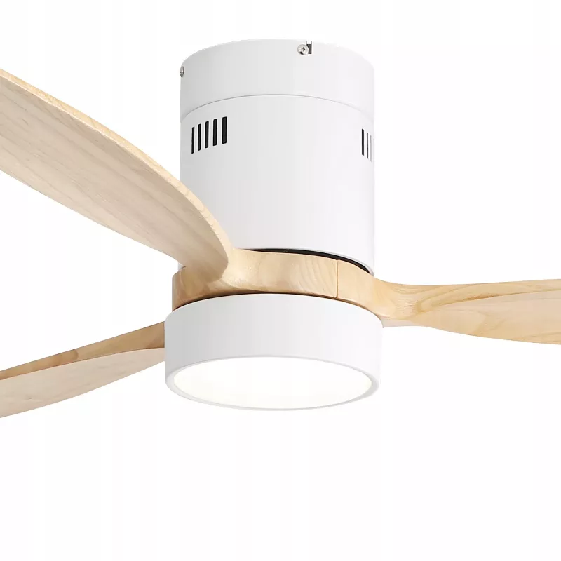 Extralink Nature Flow 52 Smart WiFi Deckenventilator, Holz, 132 cm, App-Steuerung