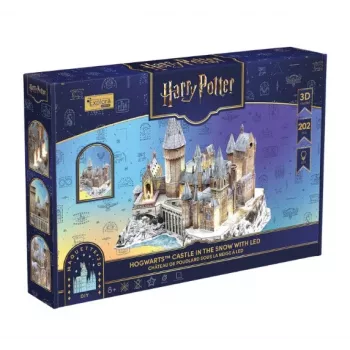 CubicFun 3D-Puzzle Harry Potter Schloss Hogwarts im Schnee mit LED