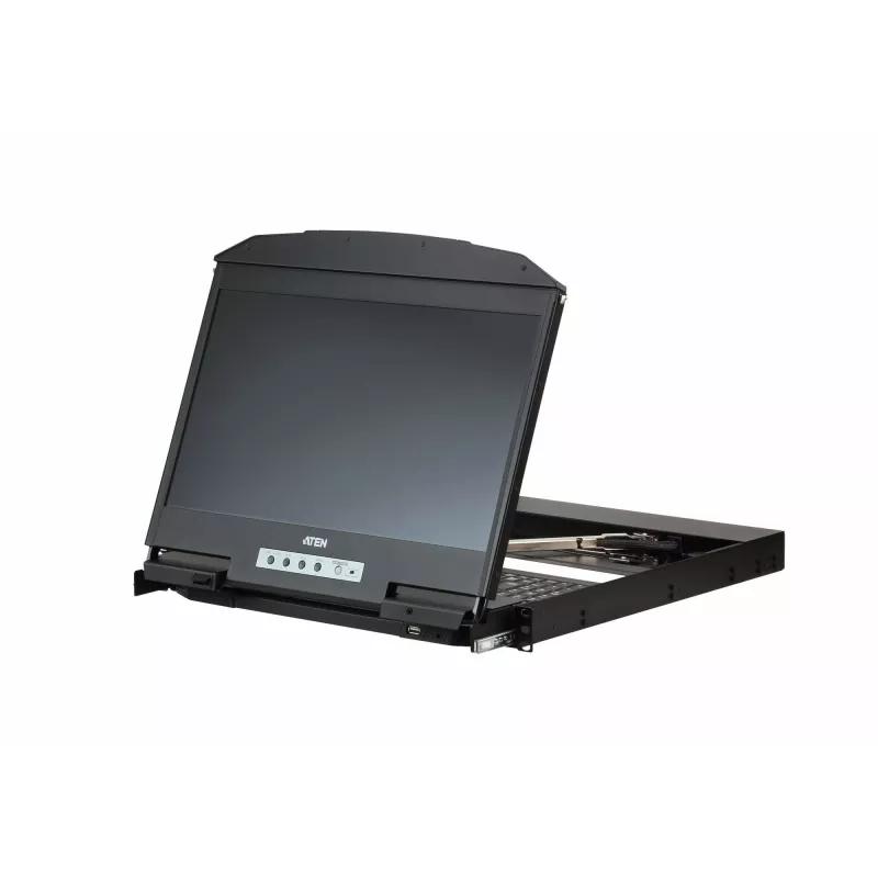 ATEN CL3800NW 18,5 Zoll Dual Rail USB HDMI-DVI LCD KVM Konsole