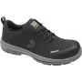 NO NAME Sicherheitsschuhe SJ FLUXS3S Low 46 - S3S SR FO HRO Composite-Zehenkappe, metallfrei, Schwarz/Grau