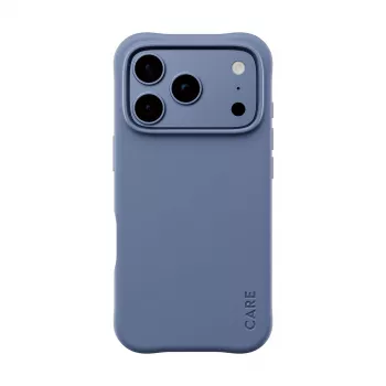 CARE by PanzerGlass Samba Hülle für iPhone 17 Pro / 18 Pro – Shades of Blue, MagSafe, recyceltes TPU, antimikrobiell, 3,6 m Sturzsicherung