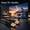 QOLTEC DisplayPort-Kabel M/M v2.1 80G 0,5 m