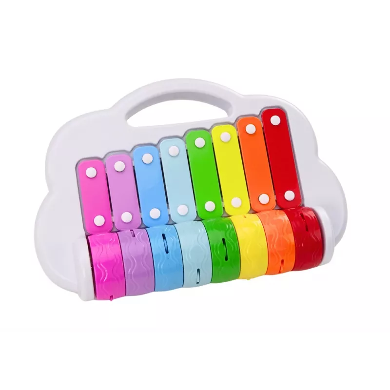 LEAN TOYS Regenbogen-Becken, Kindermusikinstrument, pädagogisch, interaktiv, bunt