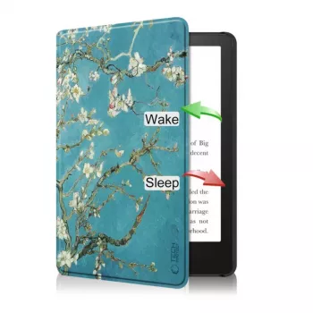 Tech-Protect SmartCase Hülle für Kindle Paperwhite 2024 / Colorsoft / Signature Edition, sakura