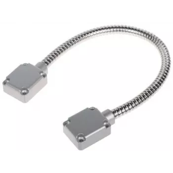DELTA ATLO-KP-11X400 Metall-Kabelschutzschlauch, Edelstahl, Silber