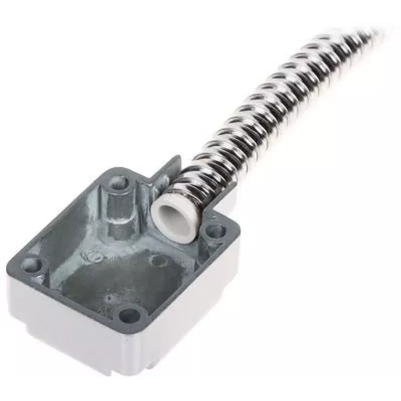 DELTA ATLO-KP-11X400 Metall-Kabelschutzschlauch, Edelstahl, Silber