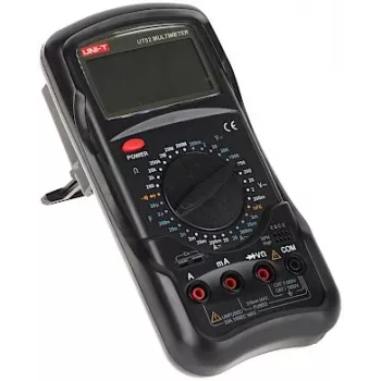 UNI-T UT-52 Digitaler Erdungswiderstandstester, 2000Ω, 200V AC, 3½-stelliges LCD, 2/3-Leiter, Hintergrundbeleuchtung, Datenhaltung, automatische Abschaltung