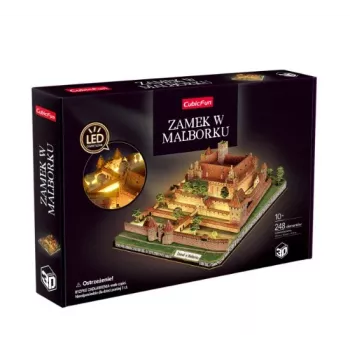 CubicFun 3D-Puzzle Schloss Marienburg (Malbork) mit LED