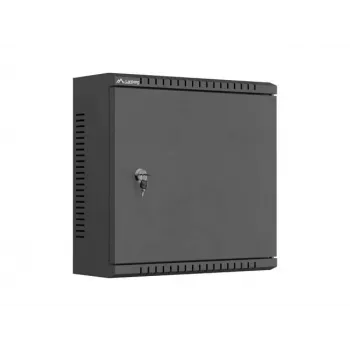 LANBERG WAT1-3414-00B Wandmontage-Installationsschrank TPR 10 mit Netzplatte 340x340x140 mm Schwarz