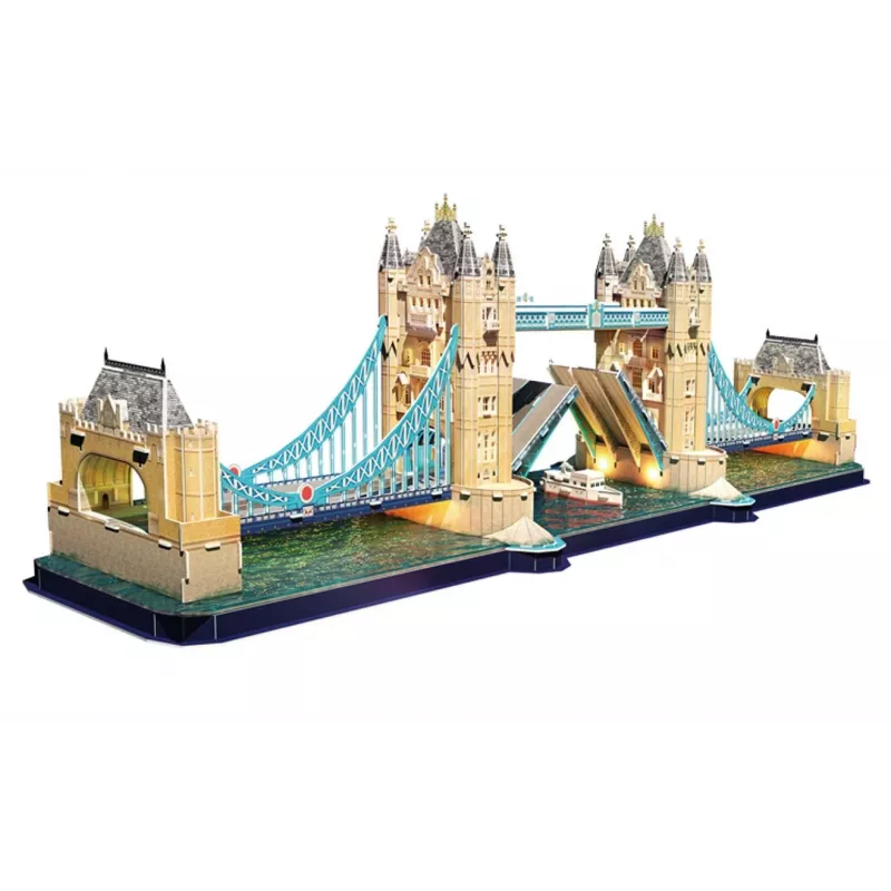 Cubic Fun 3D-Puzzle Tower Bridge mit LED