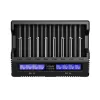 XTAR VC8S USB-C SET Akkuladegerät, 3,7V/1,2V