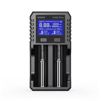 XTAR VX2 PRO KT Li-ion/LiFePO4/Ni-MH 18650 Akku-Ladegerät
