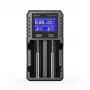XTAR VX2 PRO KT Li-ion/LiFePO4/Ni-MH 18650 Akku-Ladegerät