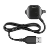 Garmin Forerunner 20/25 Ladeklemme Datenkabel - 1m USB-A auf proprietäre Klemme, Schwarz