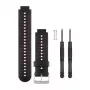 Garmin Forerunner 235 Uhrenarmband, Schwarz/Marsala-Rot (010-11251-90)