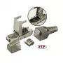 Techly 101911 RJ45 Cat6a 10G werkzeugloser Modularstecker, STP