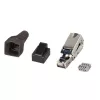 Techly 101911 RJ45 Cat6a 10G werkzeugloser Modularstecker, STP
