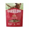 CARNILOVE Hund SOFT Snack Wachtel mit Oregano 200 g - Getreidefreie weiche Leckerbissen für ausgewachsene Hunde