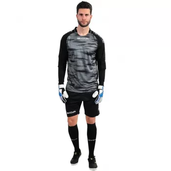Givova Difesa Torwart-Set Grau/Schwarz KITP10 2310 L