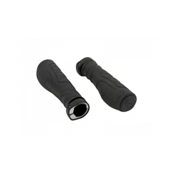 Author Rankenos AGR Ergo R20-E GripLock ergonomische Fahrradgriffe, 135 mm, Schwarz
