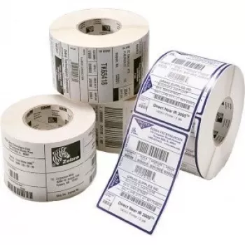Zebra Z-Perform 1000D Direct Thermal Papier-Etikett Rolle - 25,4 x 50,8 mm, permanent klebend, 2580 Etiketten