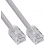 InLine® Modular-Rundkabel RJ12, Stecker-Stecker, 6-adrig, 6P6C, 3m, Grau