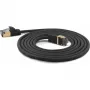 WANTEC 85444210 2m Euro-Stecker auf IEC C7 Stromkabel, Schwarz