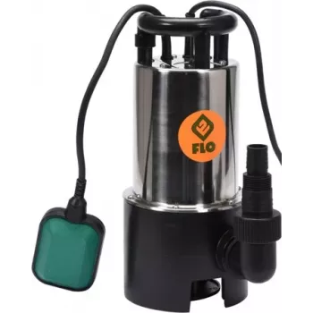 Flo 79792 Selbstansaugende Oberflächenwasserpumpe 1100 W, 3800 L/h, 45 m Förderhöhe, 8 m Saughöhe, Gusseisen