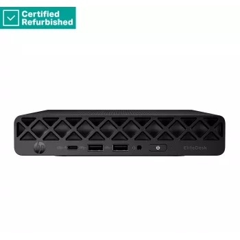 RENEW SILVER HP EliteDesk 8 G1i Mini - Ultra 9-285, 64GB, 1TB SSD, USB-Maus, Win 11 Home, 1 Jahr