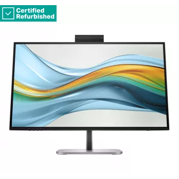 RENEW GOLD HP 527pm Series 5 Pro QHD Konferenzmonitor - 27 2560x1440 QHD 350-nit 100Hz AG, IPS, USB-C(100W/15W)/HDMI/DP Daisy-Chain, 3x USB-A, Lautsprecher, Webcam, RJ-45 LAN, höhenverstellbar/neigbar/schwenkbar/drehbar, 1 Jahr (ersetzt E27m)