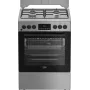 BEKO Herd FBM62320SDS, Breite 60 cm, A, Gas/Elektro, LED-Anzeige