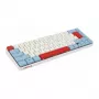 Cherry TAS MX-LP 2.1 Kompakte kabellose Tastatur DE-Layout weiß