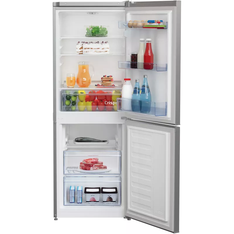 BEKO Kühlschrank RCSA240K40SN, Energieeffizienzklasse E, Höhe 153cm, Inox