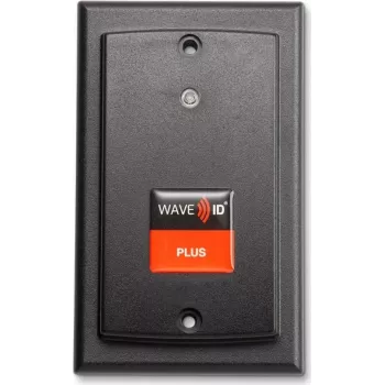 RF IDeas WAVE ID Plus SDK mit iCLASS SE & Seos Aufputz-Schwarz USB-Lesegerät