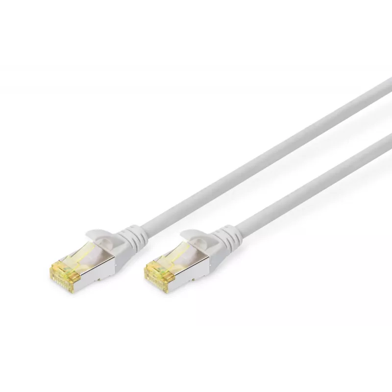 DIGITUS CAT6A S/FTP Patchkabel, 0,5 m, Grau