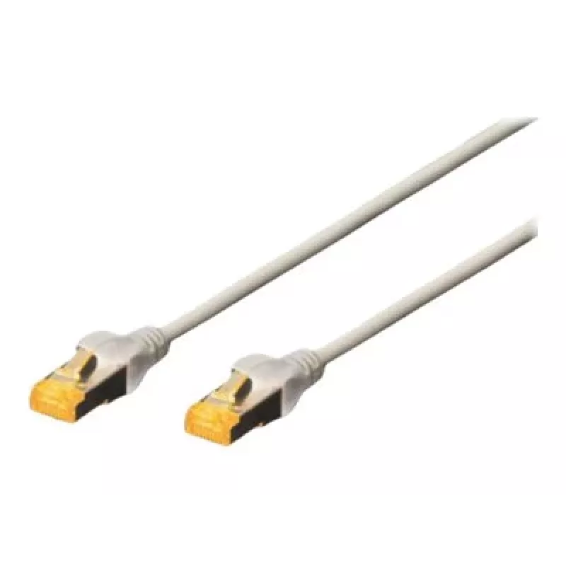 DIGITUS CAT6A S/FTP Patchkabel, 0,5 m, Grau